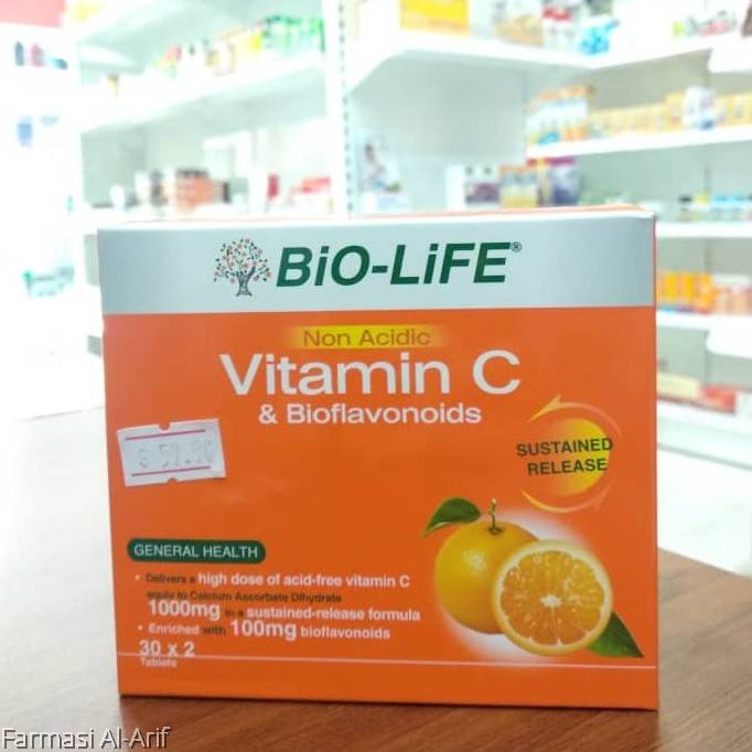 BioLife Non Acidic Vitamin C & Bioflavonoids 30X2